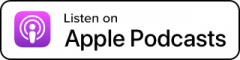 Listen on Apple Podcasts pill button